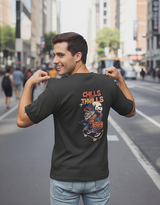 SR Lagesy Standard Crew T-Shirt Chill And Thrills