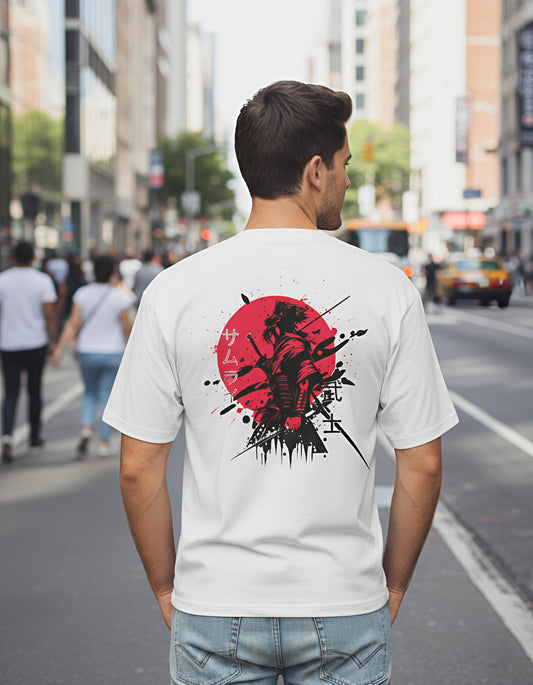 SR Lagesy Classic Crew T-shirt Shadow Samurai Street Tee - Power, Honor & Style in  Every Move"